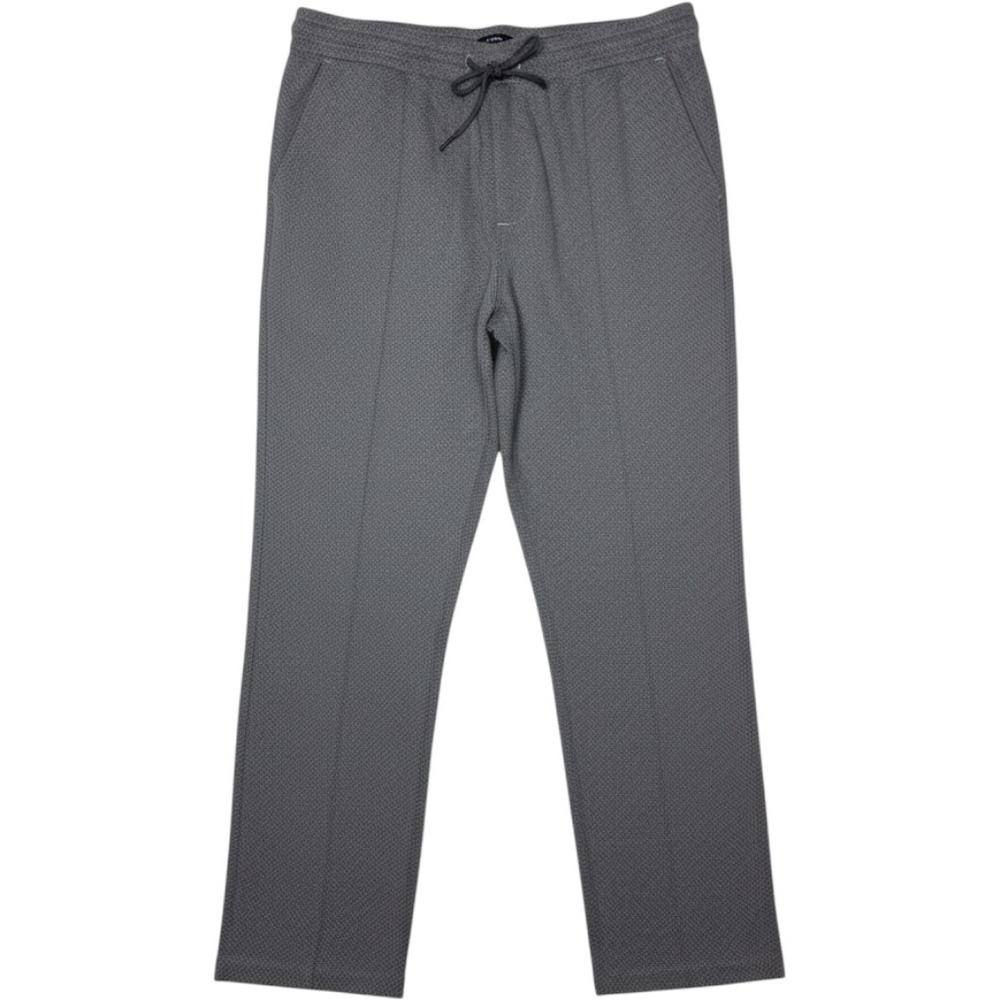 Apt 9 Mens Premier Flex Slim Fit Herringbone Pants Trousers casual‎ Grey Large